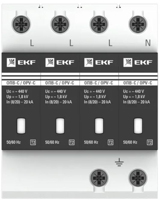 Ограничитель импульсных перенапряжений  EKF opv-c4 154845