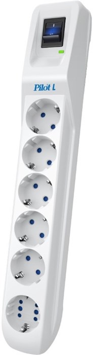 Сетевой фильтр  ZIS Pilot L-6 GP 157284