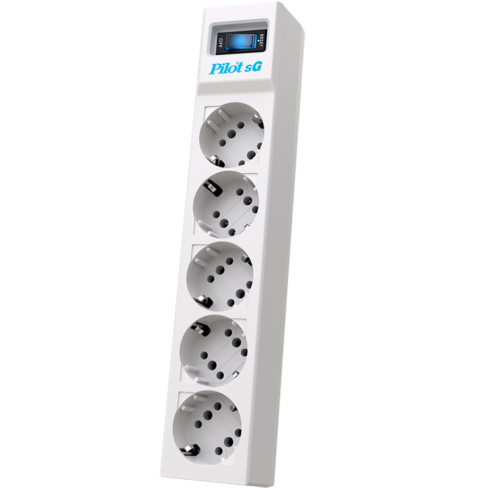 Сетевой фильтр  ZIS Pilot SG 5м 157287