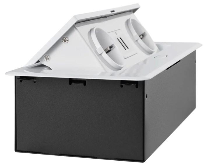 Блок розеток  Cactus CS-SOCKET-EU/USBA-WH 157396