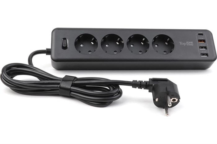 Сетевой фильтр  TopOn TOP-PWS4B-3 157401