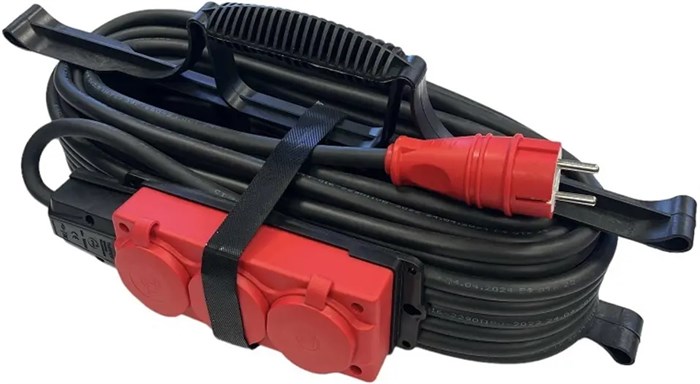Удлинитель силовой iTOK i-CONNECT-COLOR-SUR-KG-315-3-54-15-RED 157407