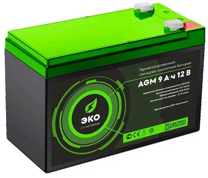 Батарея;аккумуляторная;;Источник;ЭКО;ЭКО;12-9 100736