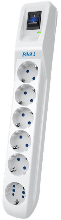 Сетевой фильтр  ZIS Pilot L-6 GP 10M 157779