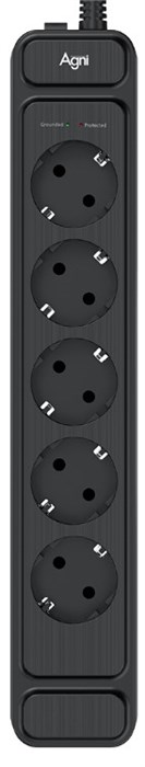 Сетевой фильтр  AGNI TP-FS5E-5m-black 157887