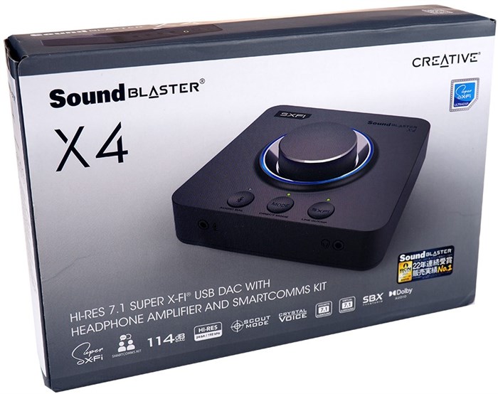 Звуковая;карта;USB;3.0;Creative;Sound;Blaster;X4 104889