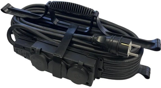 Удлинитель силовой iTOK i-CONNECT-COLOR-SUR-KG-315-3-54-30-BLACK 158077