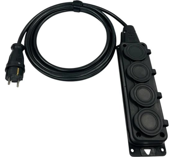 Удлинитель силовой iTOK i-CONNECT-COLOR-SU-KG-315-4-54-40-BLACK 158365
