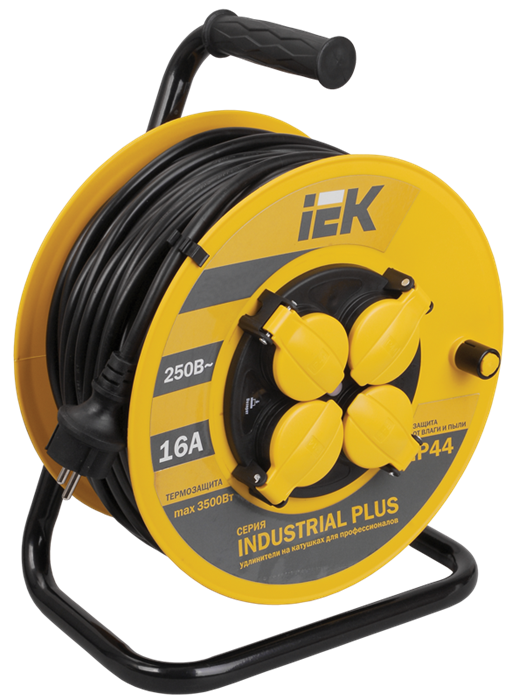 Удлинитель силовой IEK WKP15-16-04-50-44 158511