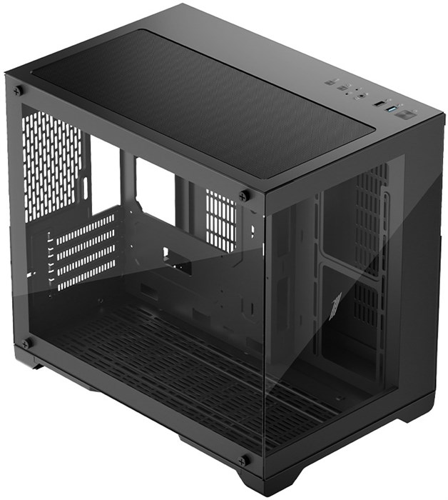 Корпус;mATX;1STPLAYER;MEGAVIEW;MV6-TP;ARGB;Black 105047