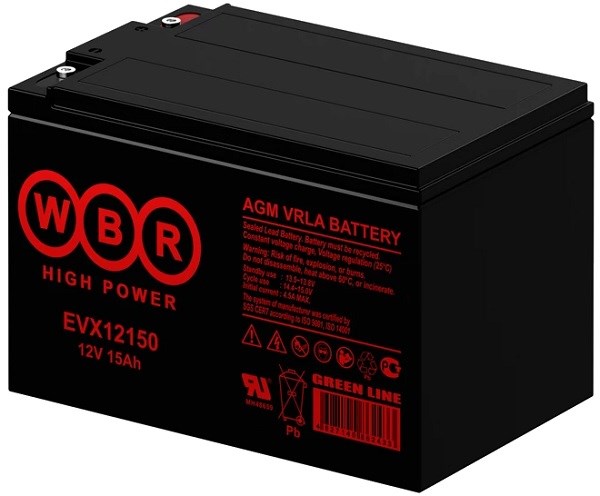 Аккумулятор;;WBR;EVX12150S;WBR 100771