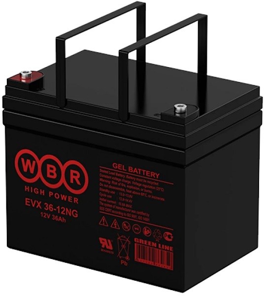 Аккумулятор;;WBR;EVX36-12G;WBR 100772
