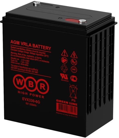 Аккумулятор;;WBR;EVX330-6G;WBR 100773