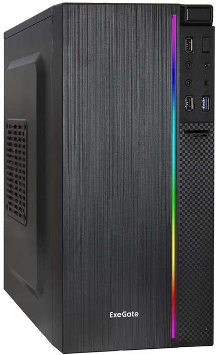 Корпус;mATX;Exegate;mEVO-9302-RGB-500W-12 105456