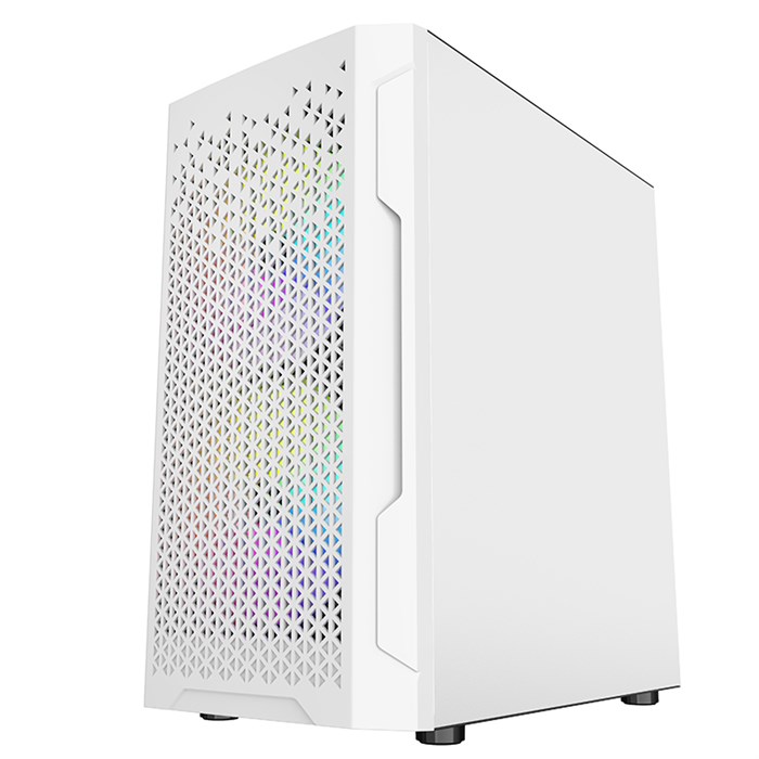 Корпус;mATX;Powercase;Mistral Micro Z3W Mesh LED 105940