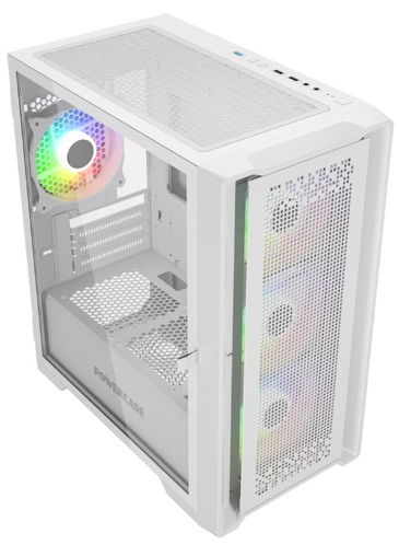 Корпус;mATX;Powercase;ByteFlow Micro White 105980