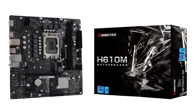 Материнская;плата;mATX;Biostar;H610MT-E;D5 107453