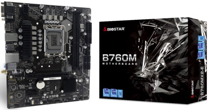 Материнская;плата;mATX;Biostar;B760MX2-E 107485
