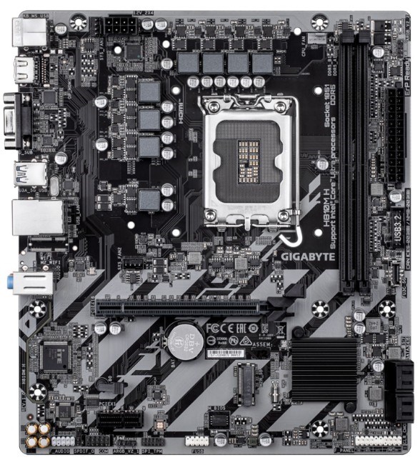 Материнская;плата;mATX;GIGABYTE;H810M;H 107499