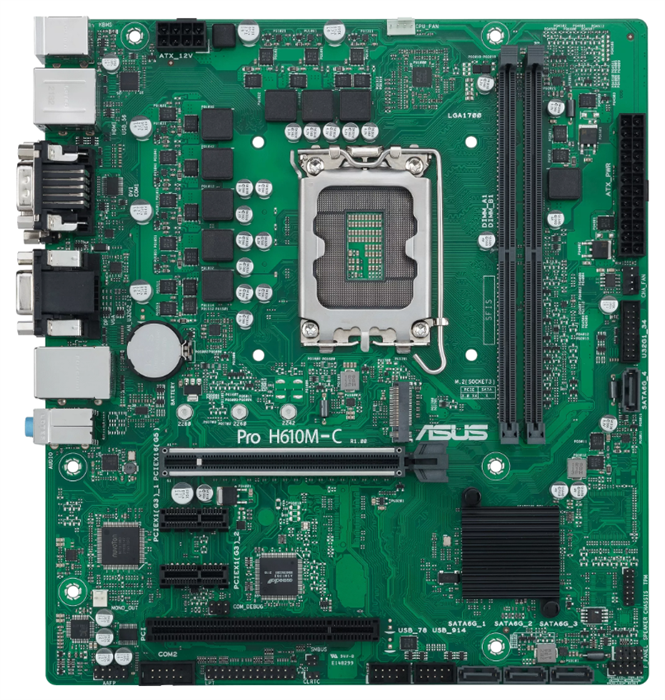 Материнская;плата;mATX;ASUS;PRO;H610M-C-CSM 107537