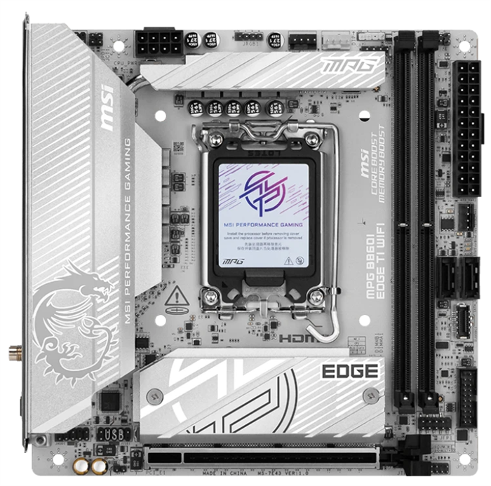 Материнская;плата;mini-ITX;MSI;MPG;B860I;EDGE;TI;WIFI 107663