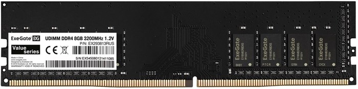 DDR4;8GB;Exegate;Value 107757