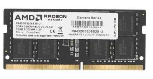 SODIMM;DDR4;32GB;AMD;R9432G3206S2S-U 108037