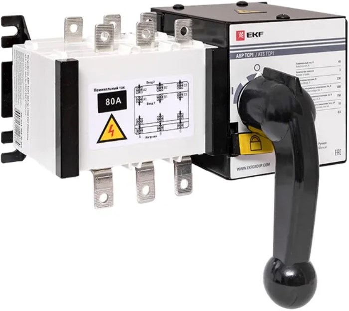 Автоматический;ввод;резерва;;EKF;ats-tsr1-80A-3p-pro 100014