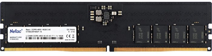 DDR5;16GB;Netac;NTBSD5P48SP-16 108499