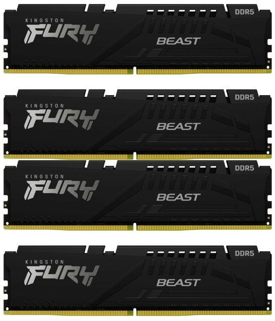 DDR5;64GB;(4*16GB);Kingston;FURY;KF560C40BBK4-64 108764