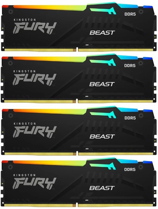 DDR5;64GB;(4*16GB);Kingston;FURY;KF552C40BBAK4-64 108767