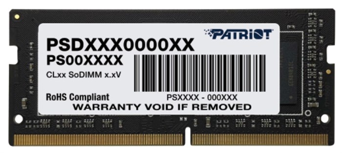 SODIMM;DDR4;8GB;Patriot;Memory;PSD48G26662S 108846
