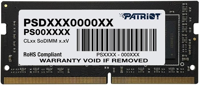 SODIMM;DDR4;8GB;Patriot;Memory;PSD48G32002S 108849
