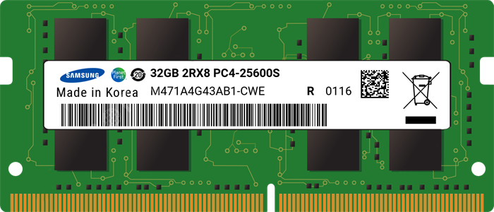 Модуль;памяти;SODIMM;DDR4;32GB;Samsung;M471A4G43AB1-CWE 108864