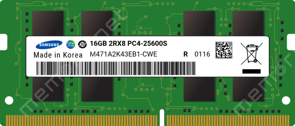 SODIMM;DDR4;16GB;Samsung;M471A2K43EB1-CWE 108884