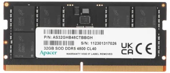 SODIMM;DDR5;32GB;Apacer;FS.32G2A.PTH 108945