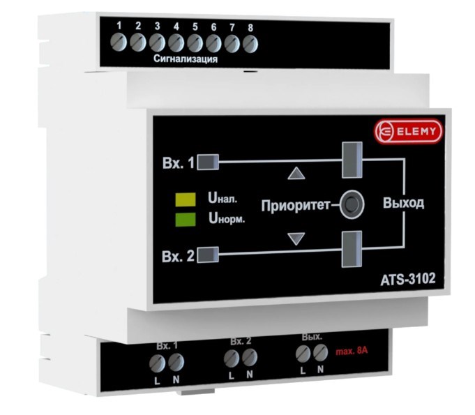 Автоматический;ввод;резерва;;ELEMY;ATS-3102 100017