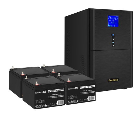 Комплект;;Exegate;SineTower;SZ-5000.LCD.AVR.2SH.1C13.T.RJ.USB 101539