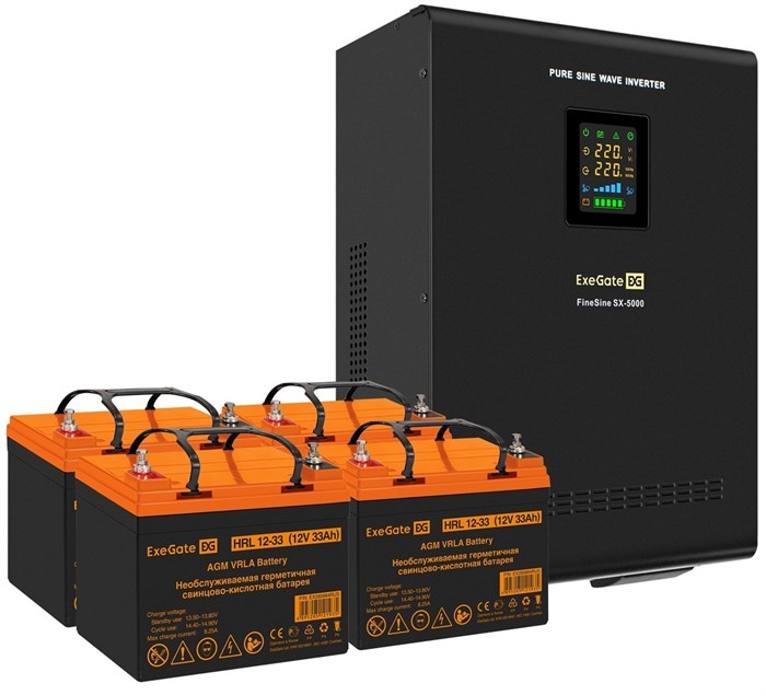 Комплект;;Exegate;FineSine;SX-5000.LCD.AVR.2SH.T 101551