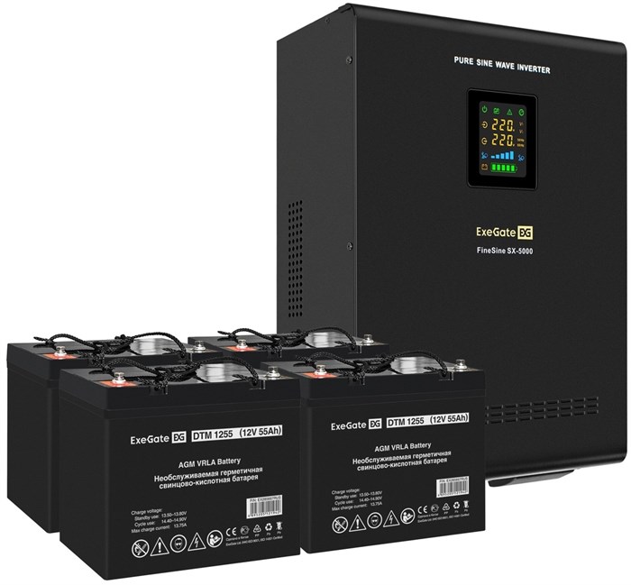 Комплект;;Exegate;FineSine;SX-5000.LCD.AVR.2SH.T 101574