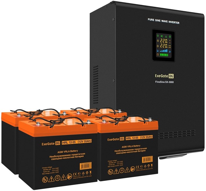 Комплект;;Exegate;FineSine;SX-5000.LCD.AVR.2SH.T 101575