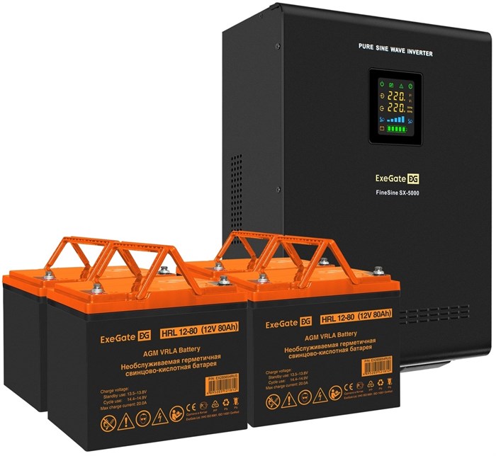 Комплект;;Exegate;FineSine;SX-5000.LCD.AVR.2SH.T 101585