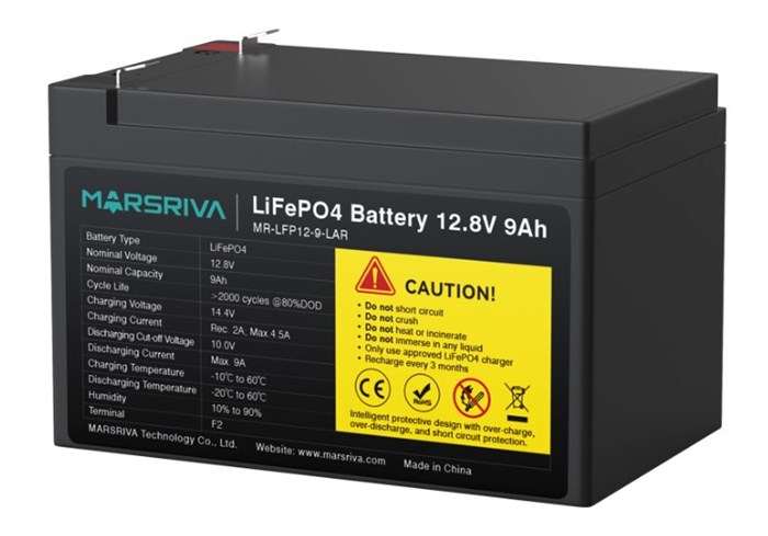 Батарея;;Marsriva;MR-LFP12-9-LAR 101775