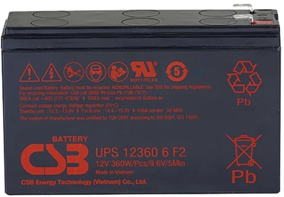 Батарея;;CSB;UPS123606 100114