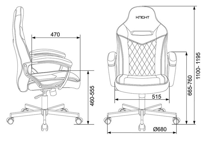 Кресло;игровое;Бюрократ;VIKING;6;KNIGHT;BR 119279