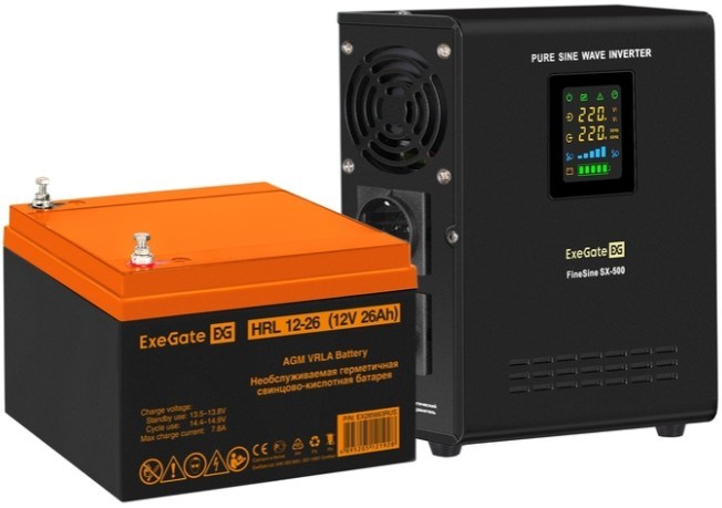 Комплект;;Exegate;FineSine;SX-500.LCD.AVR.2SH 102343