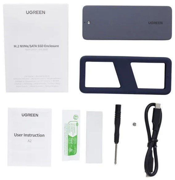 Бокс;внешний;;UGREEN;CM777 121959