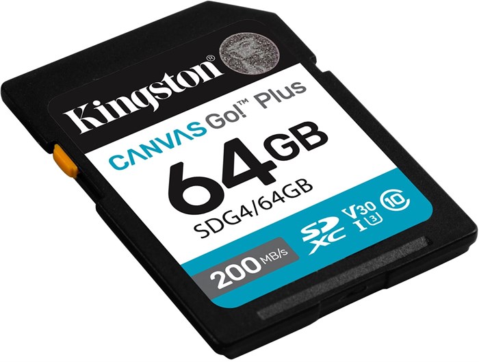 Карта;памяти;SDXC;64GB;Kingston;SDG4/64GB 121978