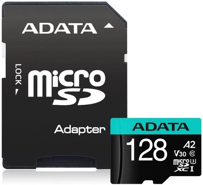 Карта;памяти;microSDXC;128GB;ADATA;AUSDX128GUI3V30SA2-RA1 121980