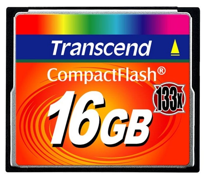 Карта;памяти;CompactFlash;16GB;Transcend;TS16GCF133 122031